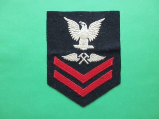 Ww2 Dated U.  S Navy 2nd Class Petty Officer Aviation Structural Mechanic Patch