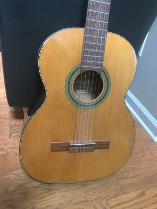 Vintage Yamaha No.  60 Nippon Gakki Acoustic 6 String Guitar Estate Find 3