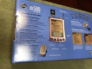 Palm M500 Handheld PDA Factory Vintage Computer 6