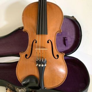 Vintage 1920’s C.  A.  Wunderlich Violin Siebenbrunn Markneukirchen Made In Germany