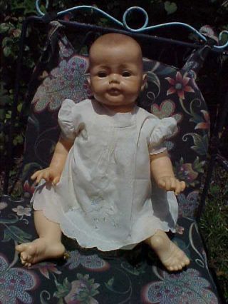 Vintage Ideal Bye Bye Baby Playpal Doll 1960 Lifelike Molded Hands and Feet 25 