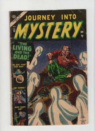 [[journey Into Mystery 13 Vintage Marvel Atlas Pre - Hero Horror Golden Age 10c