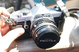 Vintage Asahi Pentax Mx 35mm Slr Film Camera W/ Lens