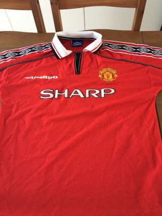 Vintage Man Utd Shirt 1994 - 95 Mens Large