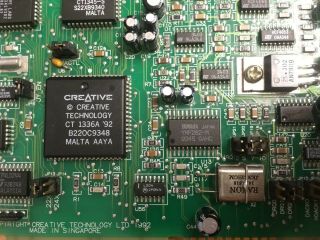 RARE Creative Sound Blaster Pro 2 CT1600 Revision 6 DOS Vintage ISA Sound Card 5