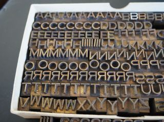 Vintage Brass Letterpress Type,  Bookbinding,  Hotfoil,  Craft Projects & More (5) 2