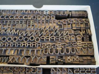 Vintage Brass Letterpress Type,  Bookbinding,  Hotfoil,  Craft Projects & More (5) 3