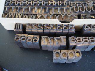 Vintage Brass Letterpress Type,  Bookbinding,  Hotfoil,  Craft Projects & More (5) 4