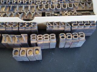 Vintage Brass Letterpress Type,  Bookbinding,  Hotfoil,  Craft Projects & More (5) 5