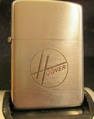 Vintage Zippo Lighter,  1953 " Hoover " Insert