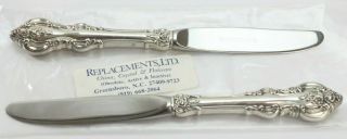 (2) Towle El Grandee Sterling Silver Small Butter Knife: 5.  6 Ounces Total Weight