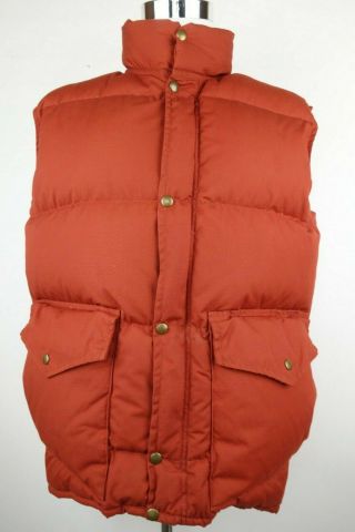 Vintage Class 5 Mountaineering Equipage Puffer Down Vest Men Size Xl Made In Usa