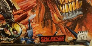 Ultra Rare/Vintage 1991 Doom Troopers Poster Nintendo (Sega Genesis) NR 4