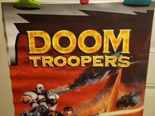 Ultra Rare/Vintage 1991 Doom Troopers Poster Nintendo (Sega Genesis) NR 6