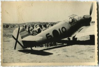 Wwii Archive Photo: Messerschmitt Bf 109 Aircraft By Spanish Royalists