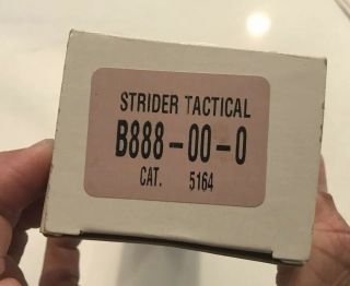 RARE NIB 2001 BUCK 888 SOLUTION STRIDER 1st PRODUCTION TACTICAL BG42 KNIFE 4