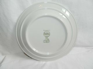 14 Vintage Shenango RimRol Restaurant Dinner Plate Green Stripe 4