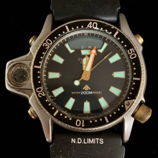 Citizen Promaster Aquastar Gn - 4 - S Divers 200m Black Strap C023 - 088069 - Y Watch