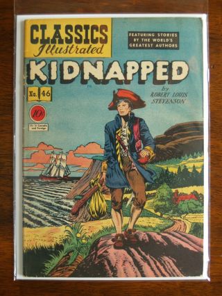 Rare Vintage Classics Illustrated Issue 46 " Kidnapped "