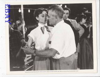 Audrey Hepburn Director William Wyler Vintage Photo Roman Holiday Candid On Set