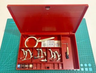 Vintage Bernina Sewing Machine Presser Feet Accessories Box Set - 830 Record