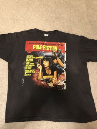 Vintage Pulp Fiction Movie Cover Tshirt 1994 With Tag