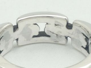 vintage david yurman men`s sterling silver chairman cable ring size 11 6