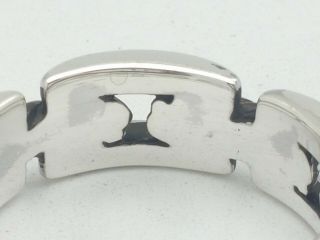 vintage david yurman men`s sterling silver chairman cable ring size 11 7