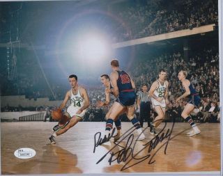 Bob Cousy Signed Vintage 8x10 Pic Autographed Autographed Boston Celtics Jsa