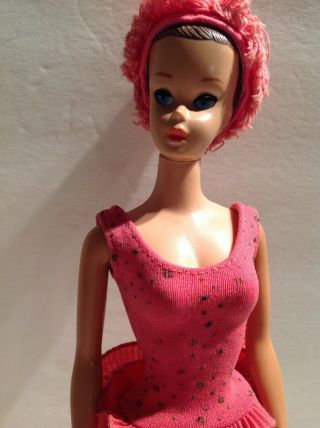 Vintage 1964 Miss Barbie With Bendable Legs,  Sleepy Eyes