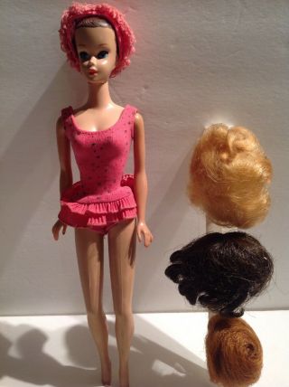 Vintage 1964 Miss Barbie with Bendable Legs,  Sleepy Eyes 2