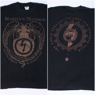 Vtg 90s Marilyn Manson Antichrist Superstar Shirt Winterland Xl