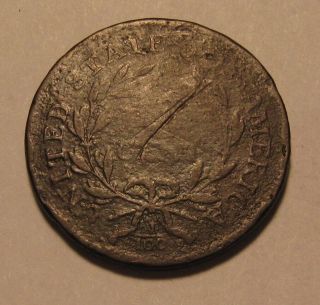 1796 Flowing Hair Large Cent Penny - Detail / RARE - 262SU 4