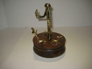 Rare Vintage George Good Music Box With Modern Art Saint Francis Of Assisi Guc