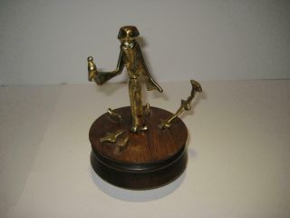 Rare Vintage George Good Music Box With Modern Art Saint Francis of Assisi GUC 2