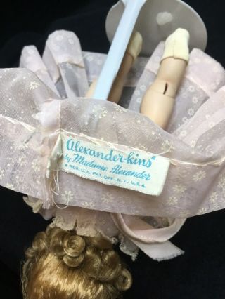 Vintage Madame Alexander Kins Wendy doll - marked ALEX on back 5