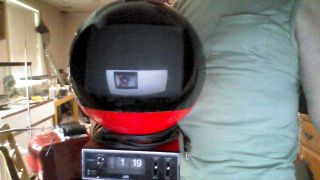 Vintage Jvc Videosphere Tv Atomic Red Retro Space Helmet Parts And Restoration