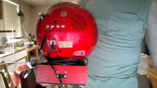 Vintage JVC Videosphere TV Atomic Red Retro Space Helmet Parts And Restoration 4