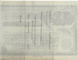 Rare 1893 Columbian Exposition Chicago World ' s Fair stock certificate 10 shares 3