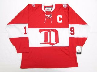 Steve Yzerman Detroit Red Wings Alumni Vintage Ccm Hockey Jersey