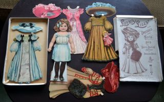 Vintage Raphael Tuck " Lovely Lilly " No.  5 Of " Dainty Dollies "