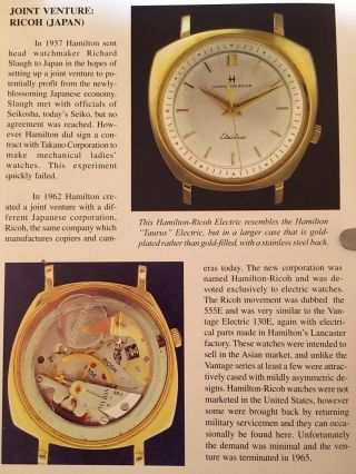 Hamilton Ricoh Electric Watch - Rare Find In USA 12