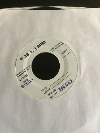Mudhoney Sonic Infusion White Label Rare Test Pressing Sub Pop 7” Punk Grunge