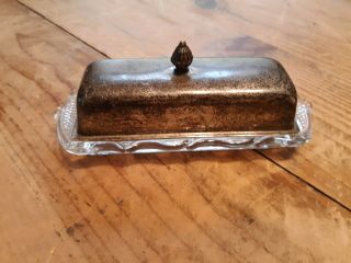 Vintage Fisher Sterling Silver Butter Dish 1199