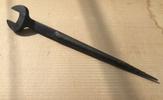 Vintage Bethlehem Steel Spud Wrench 1 With 1 1/2” Nominal Hard To Find Size