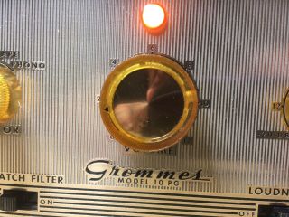 Vintage GROMMES 10PG mono tube Amplifier and Grommes Mono AM/FM/AFC Tuner 5
