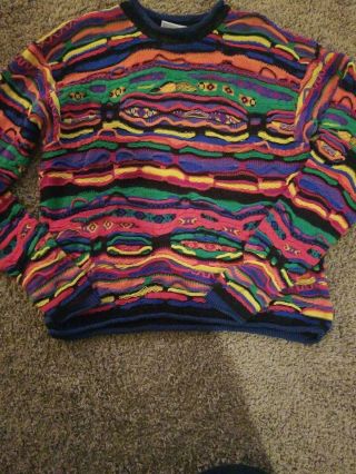 Men’s Vintage 90s Coogi Sweater,  Size Medium,  Made In Australia