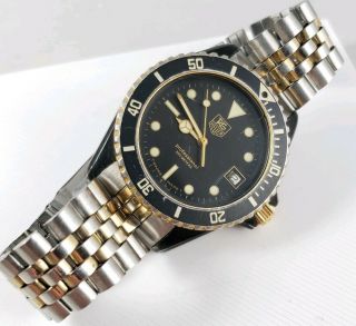 Vintage Mens Tag Heuer Professional 200m Sub Diver 980.  029 Quartz Watch - Repair 4