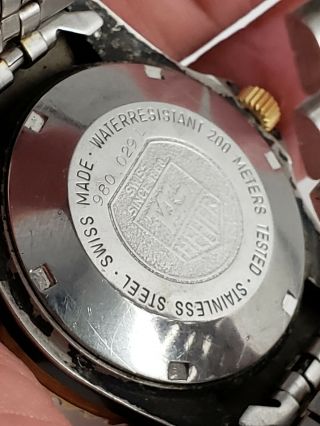 Vintage Mens Tag Heuer Professional 200m Sub Diver 980.  029 Quartz Watch - Repair 7
