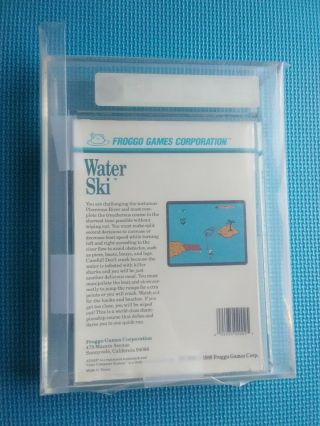 Atari 7800 Water Ski Vintage Game Cartridge VGA 85,  Very Rare USA SELLER 3